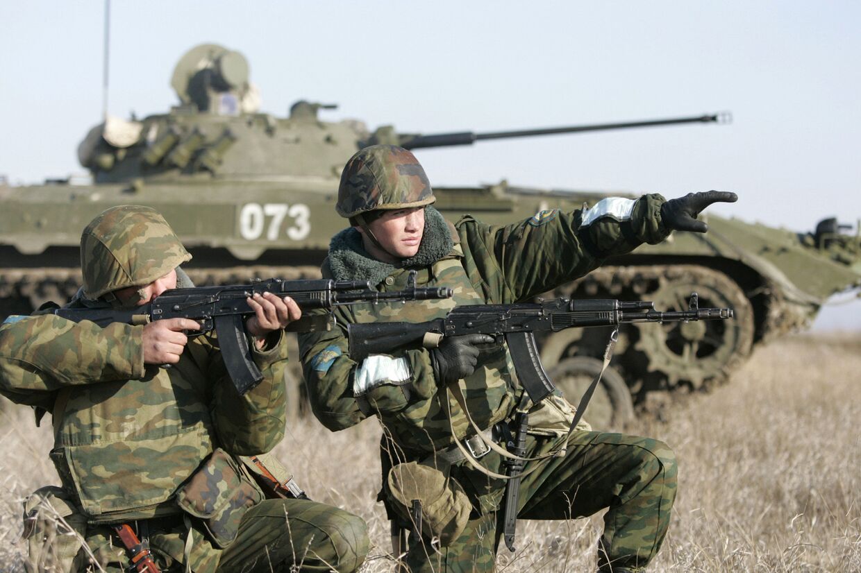 Батальонно-тактические учения 247-го десантно-штурмового Кавказского казачьего полка