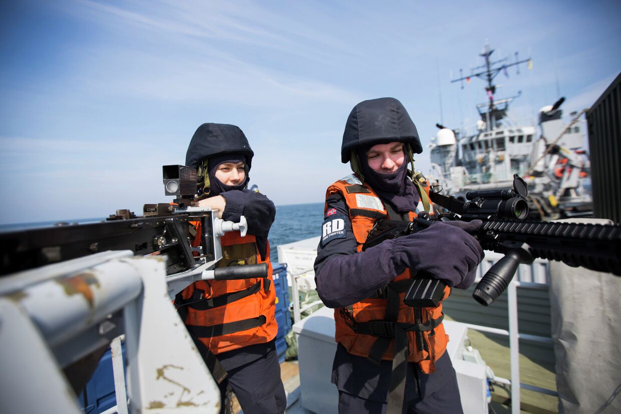 Норвежские военные в Балтийском море