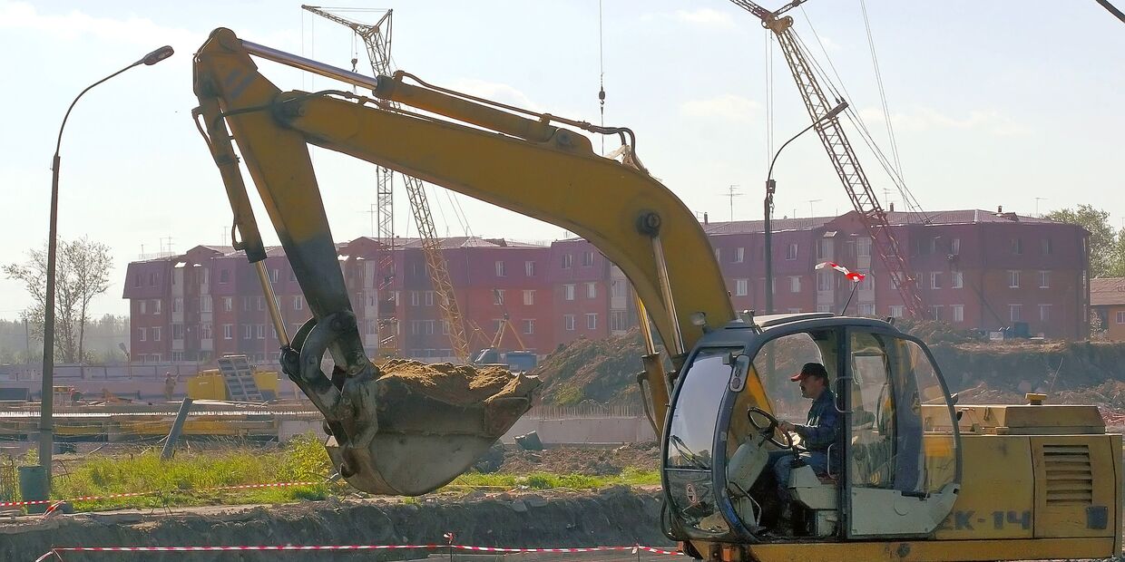 Строительство жилья по заказу Министерства обороны РФ под Санкт-Петербургом