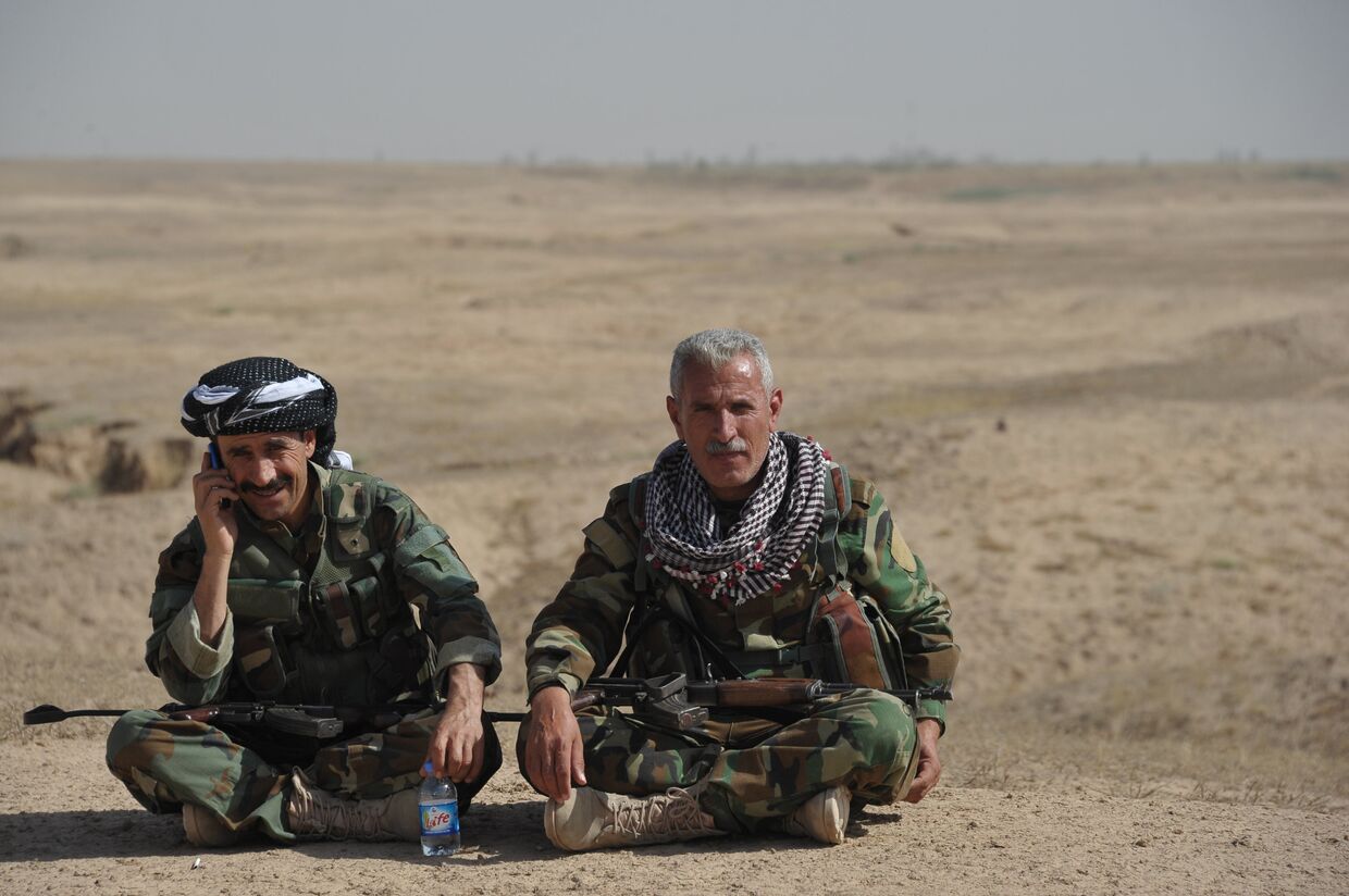Бойцы курдской пешмерга