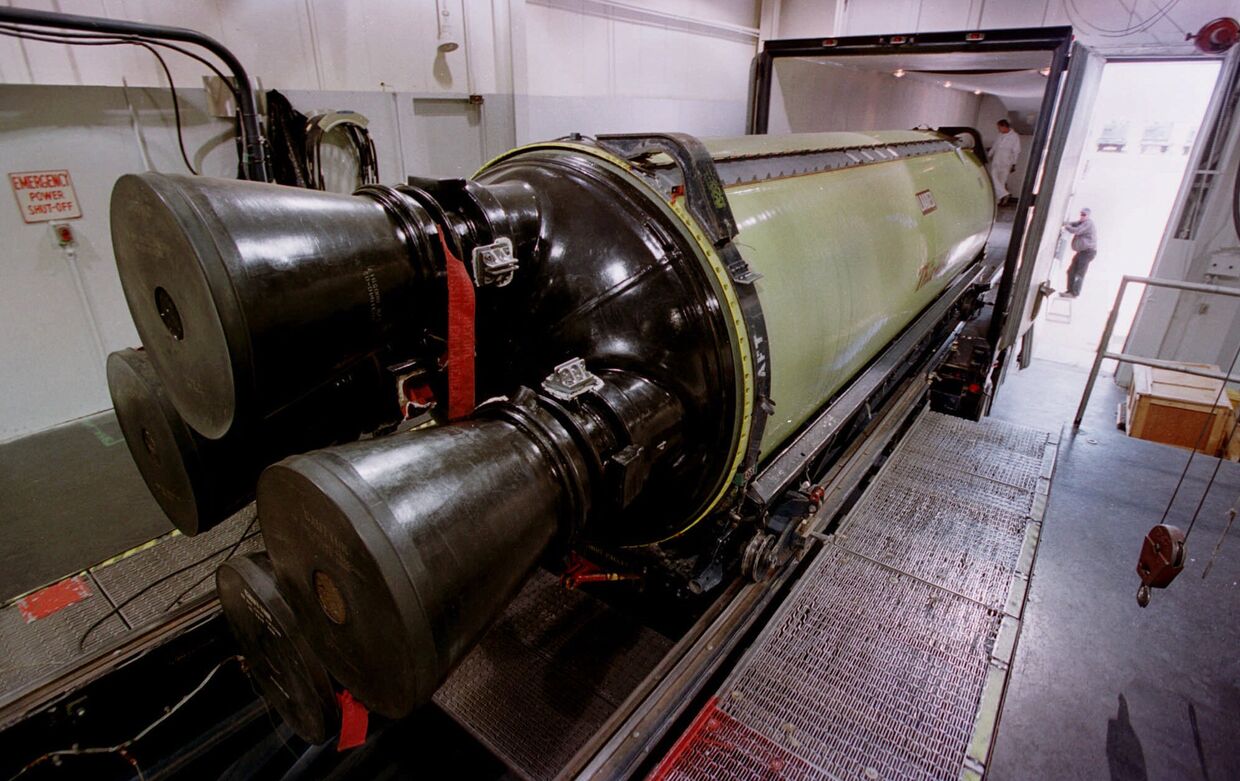 Двигатель межконтинентальной ракеты «Minuteman III» на базе ВВС США «Хилл»