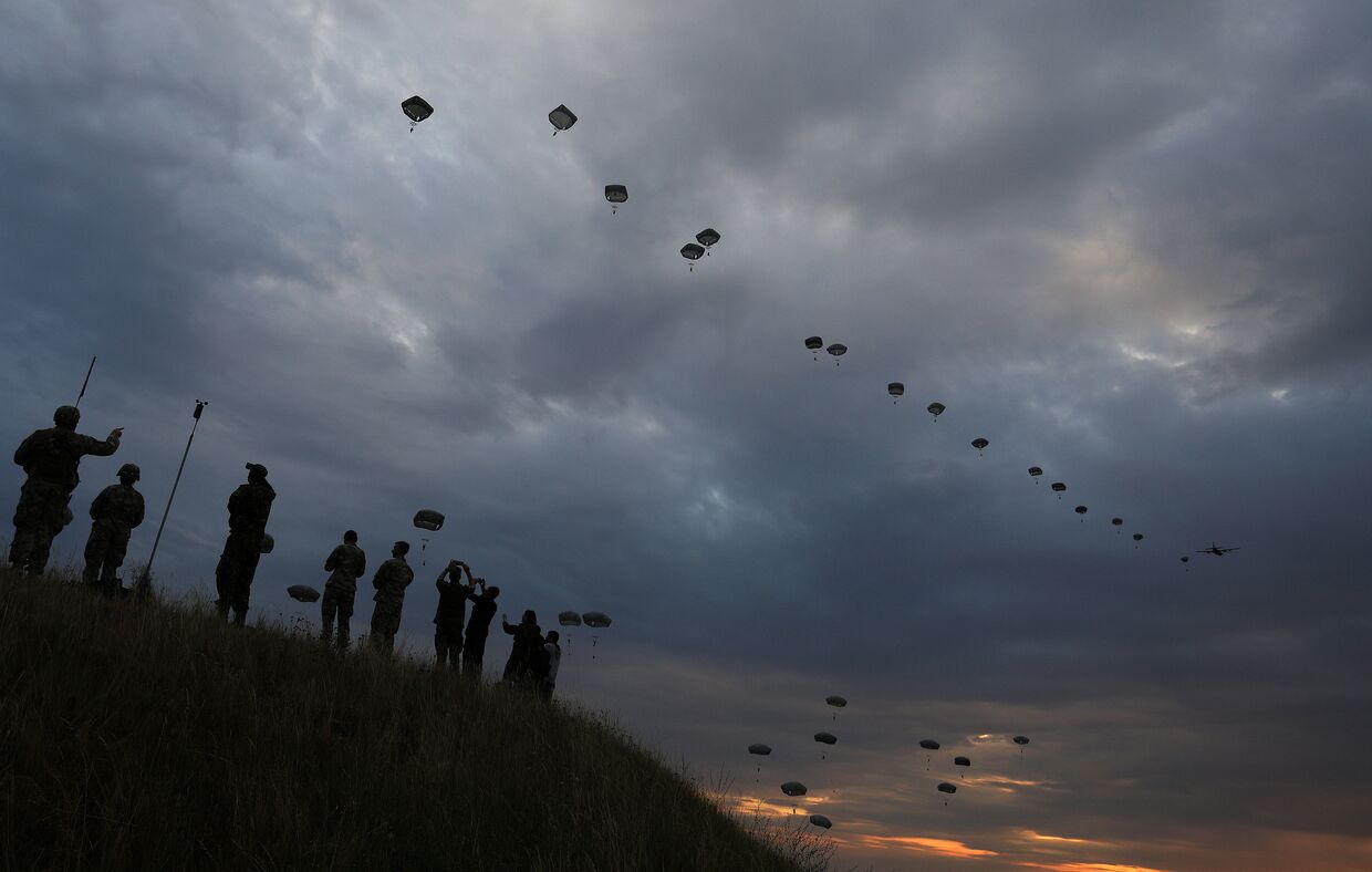 Военные учения НАТО Saber Guardian 17 на аэродроме Безмер, Болгария