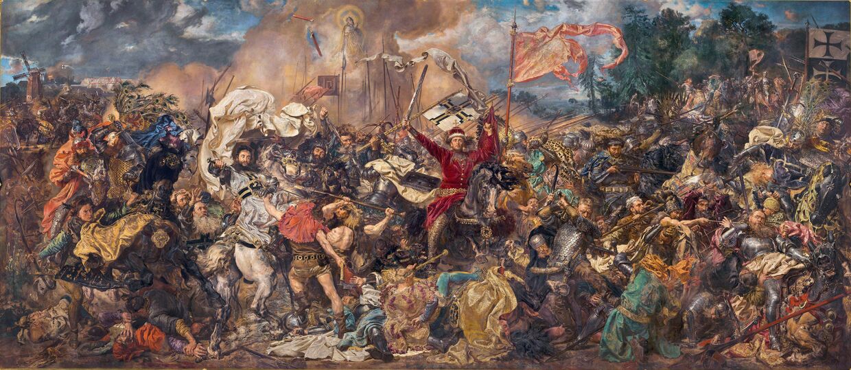 Ян Матейко. «Грюнвальдская битва», 1878