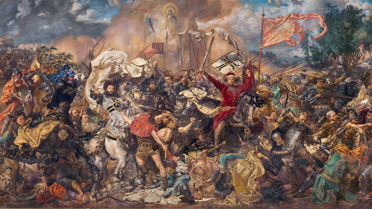 Ян Матейко. «Грюнвальдская битва», 1878