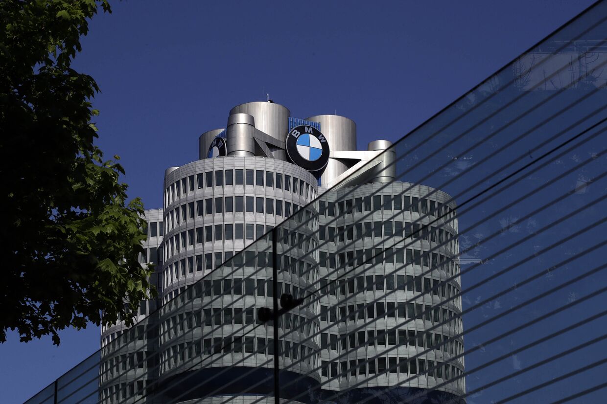 Штаб-квартира немецкого производителя автомобилей BMW в Мюнхене