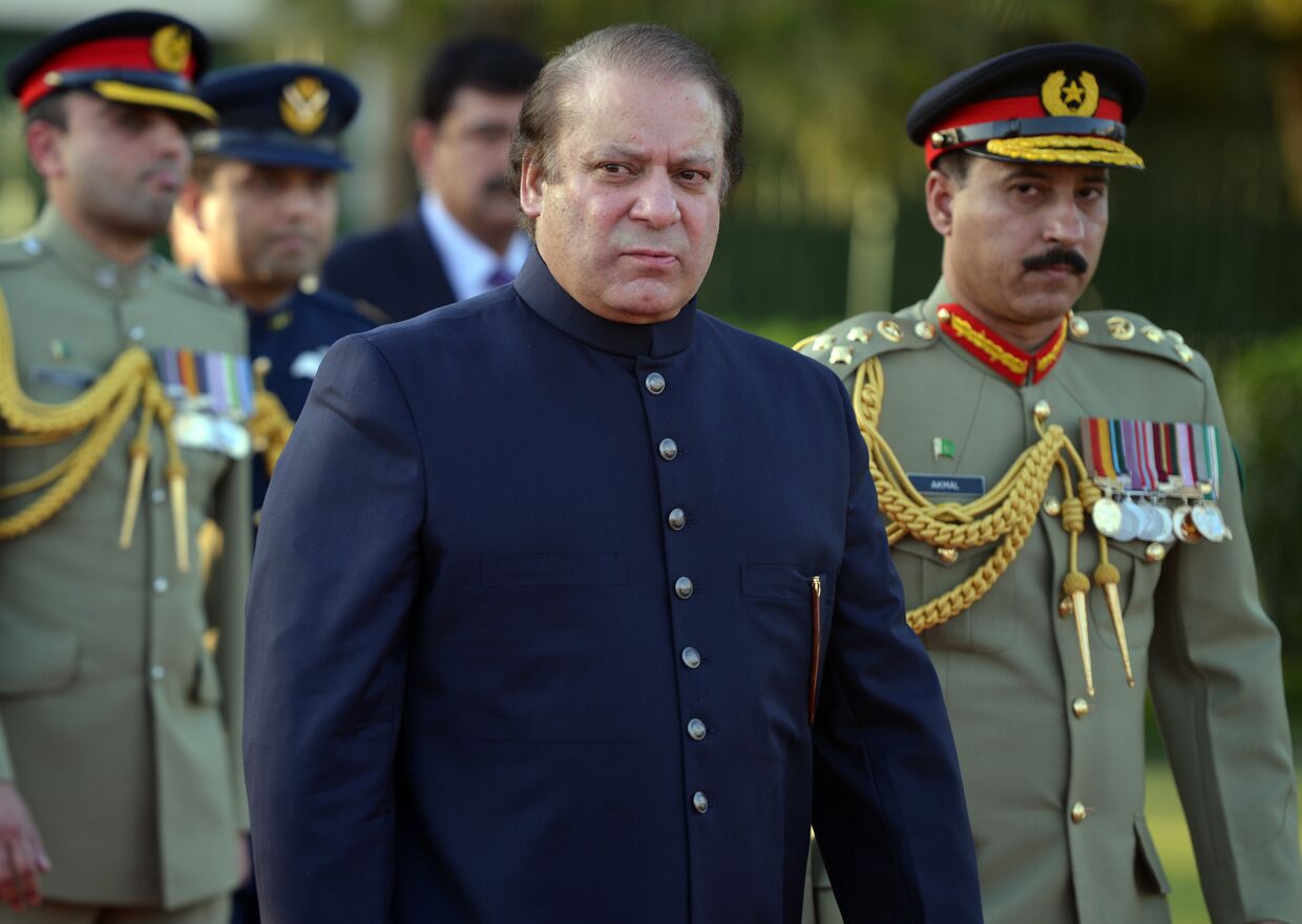 Премьер-министр Пакистана Наваз Шариф в Исламабаде