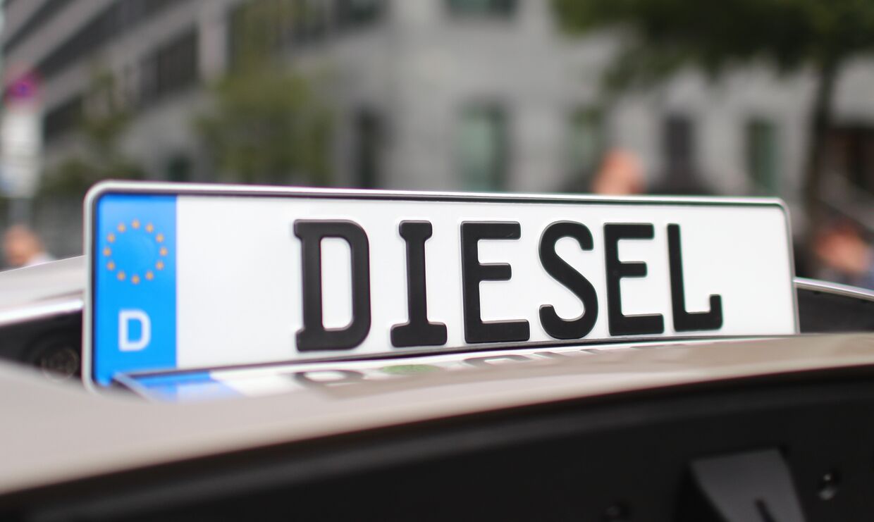 Акция протекта против «дизельгейт» в Берлине