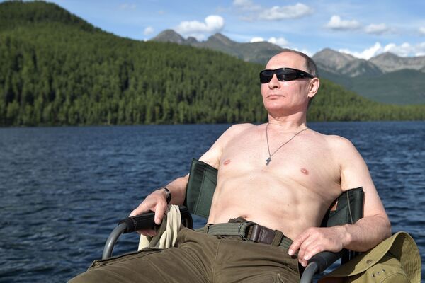 Президент РФ Владимир Путин провел отпуск в Республике Тыва
