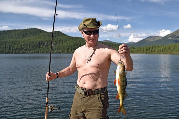 Президент РФ В. Путин провел отпуск в Республике Тыва Президент РФ В. Путин провел отпуск в Республике Тыва