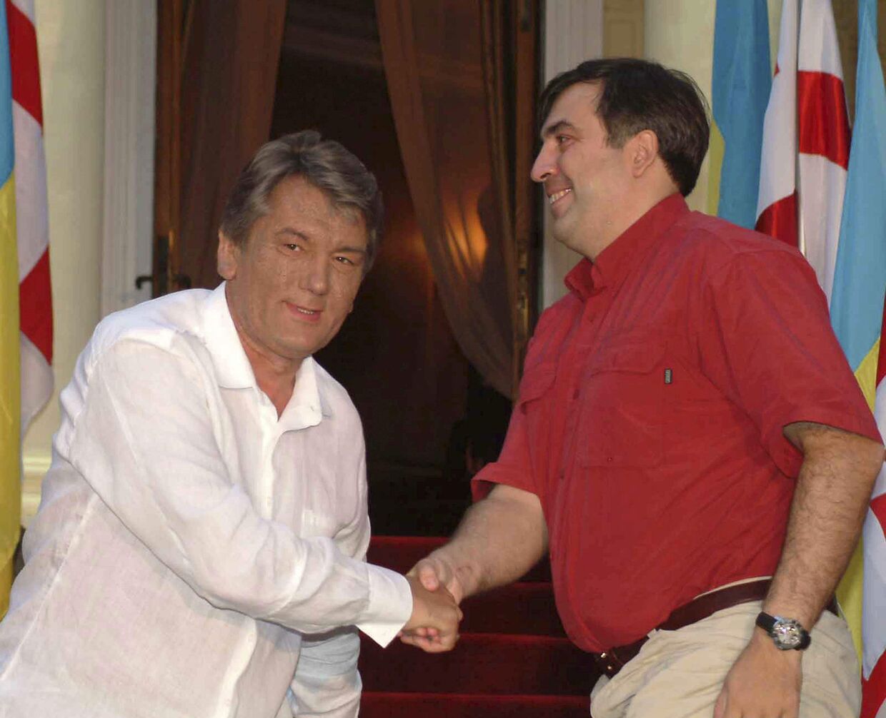Президент Украины Виктор Андреевич Ющенко в Грузии