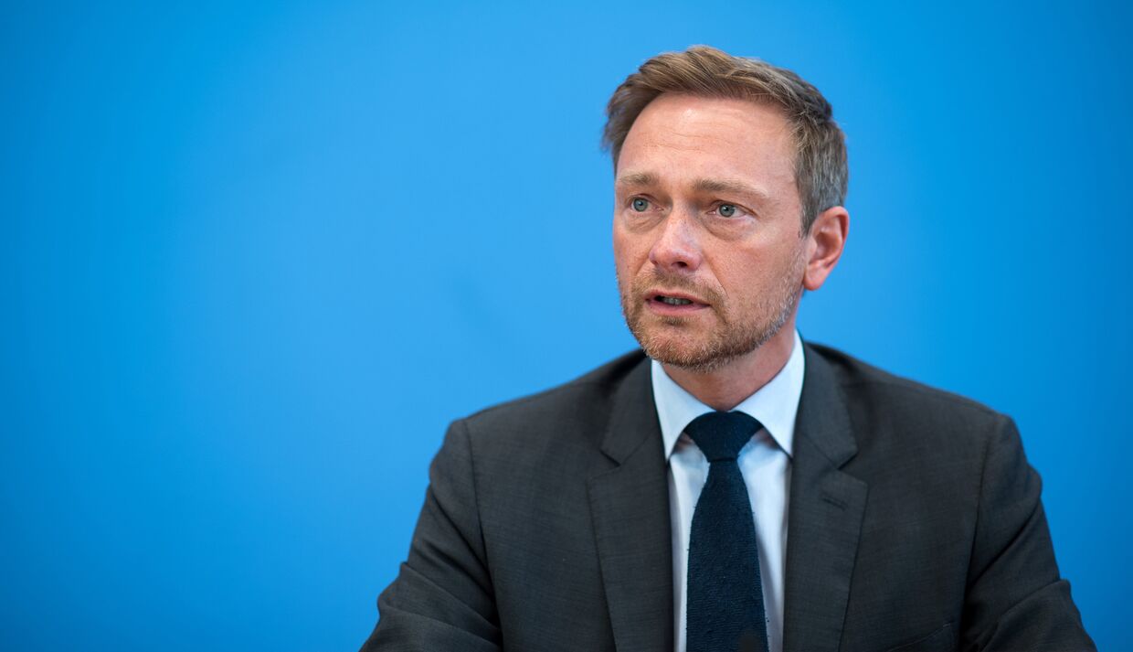 Председатель немецко-либеральной партии Кристиан Линднер