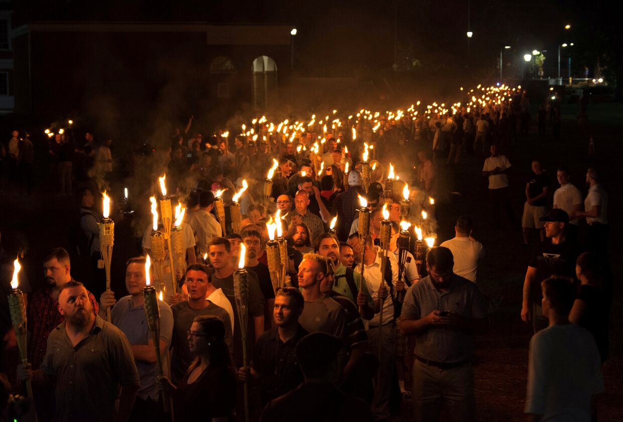 Шествие националистов в Шарлоттсвилле, штат Виргиния