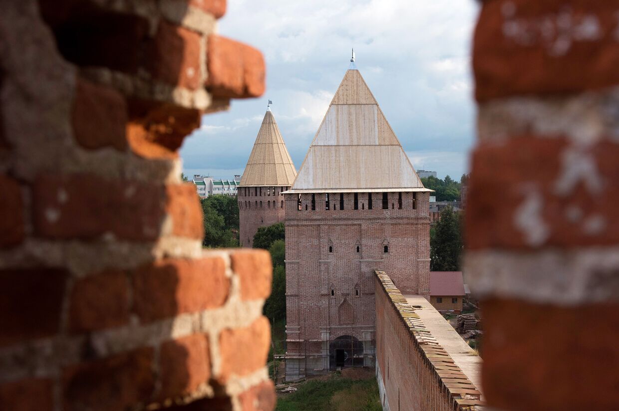 Вид на Крепостную стену в Смоленске