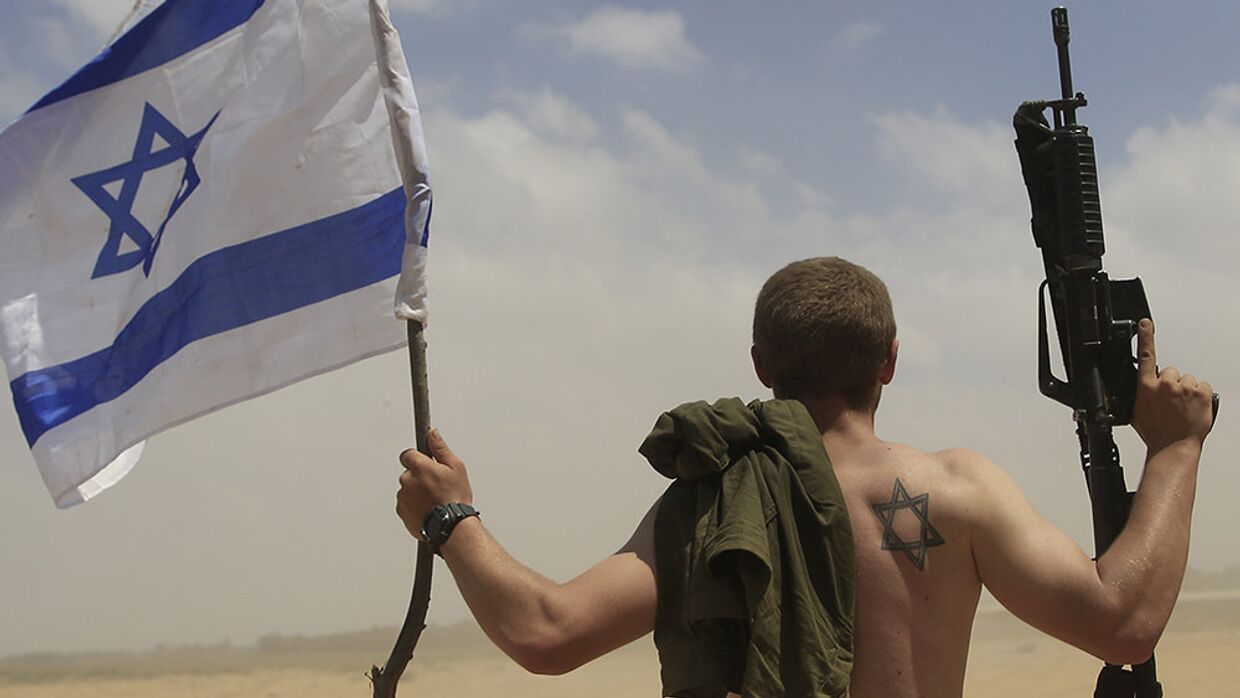 Военнослужащий армии Израиля в секторе Газа