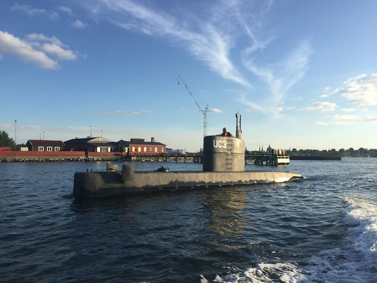 Подводная лодка UC3 «Наутилус» (Nautilus) в порту Копенгагена, Дания