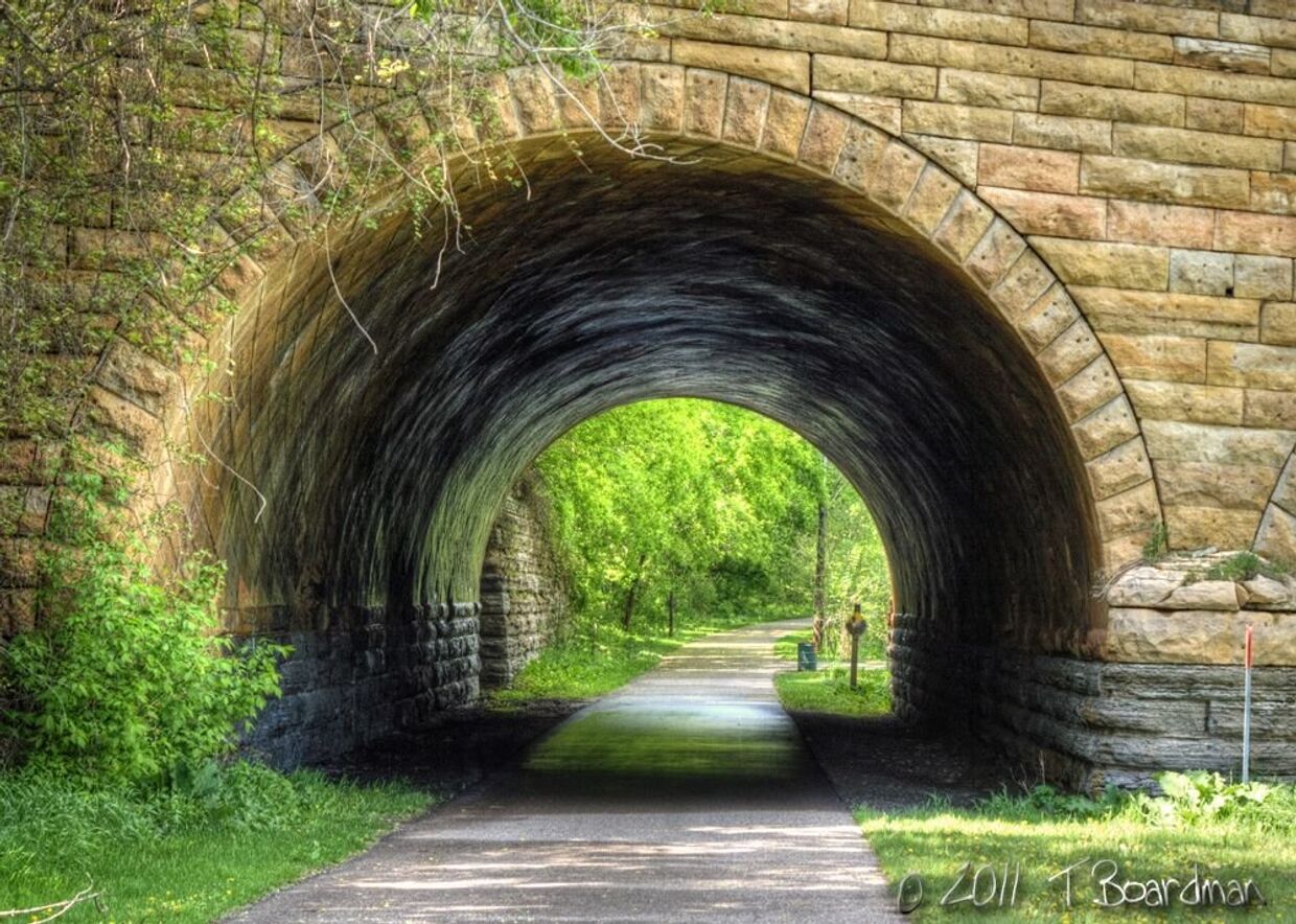 Туннель в парке Шведская пустошь, Сен-Пол, Миннесота
