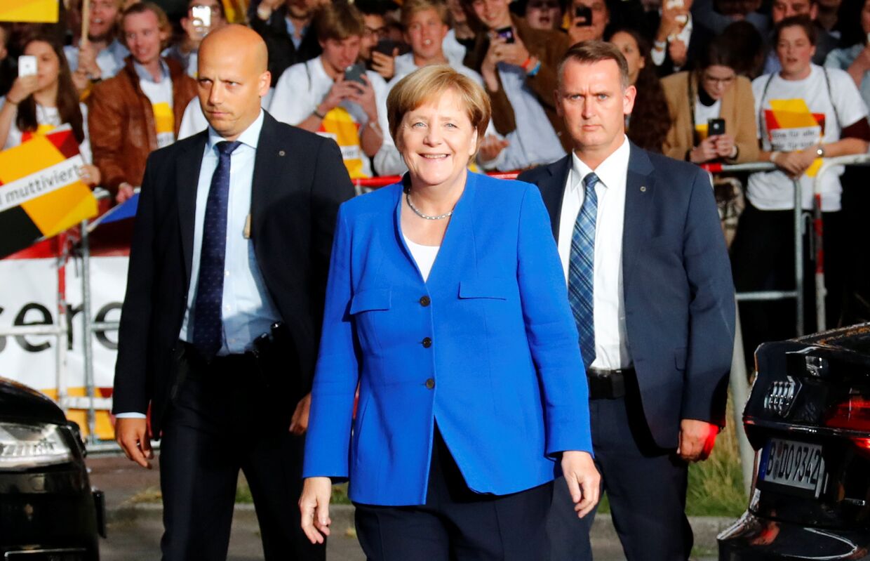 Канцлер Германии Ангела Меркель в Берлине