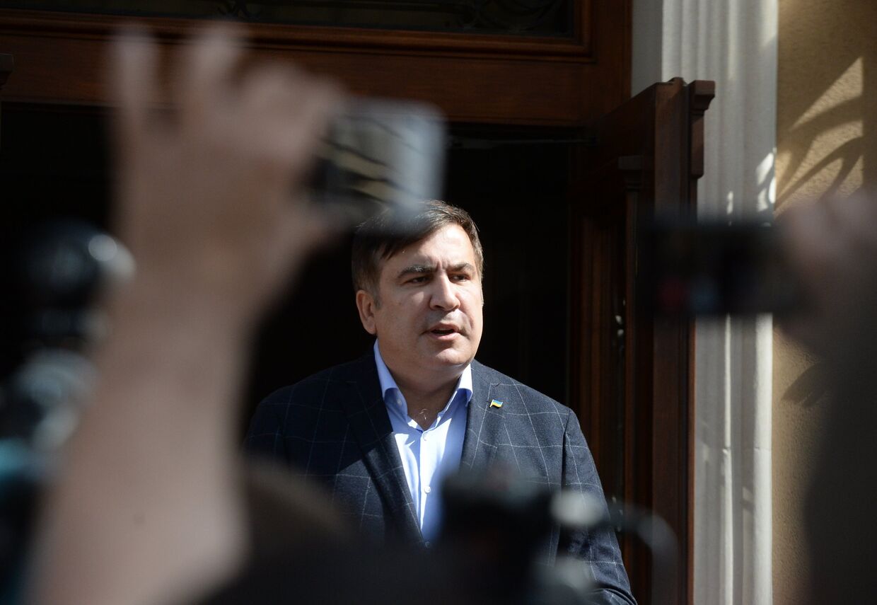 Пресс-конференция Михаила Саакашвили во Львове
