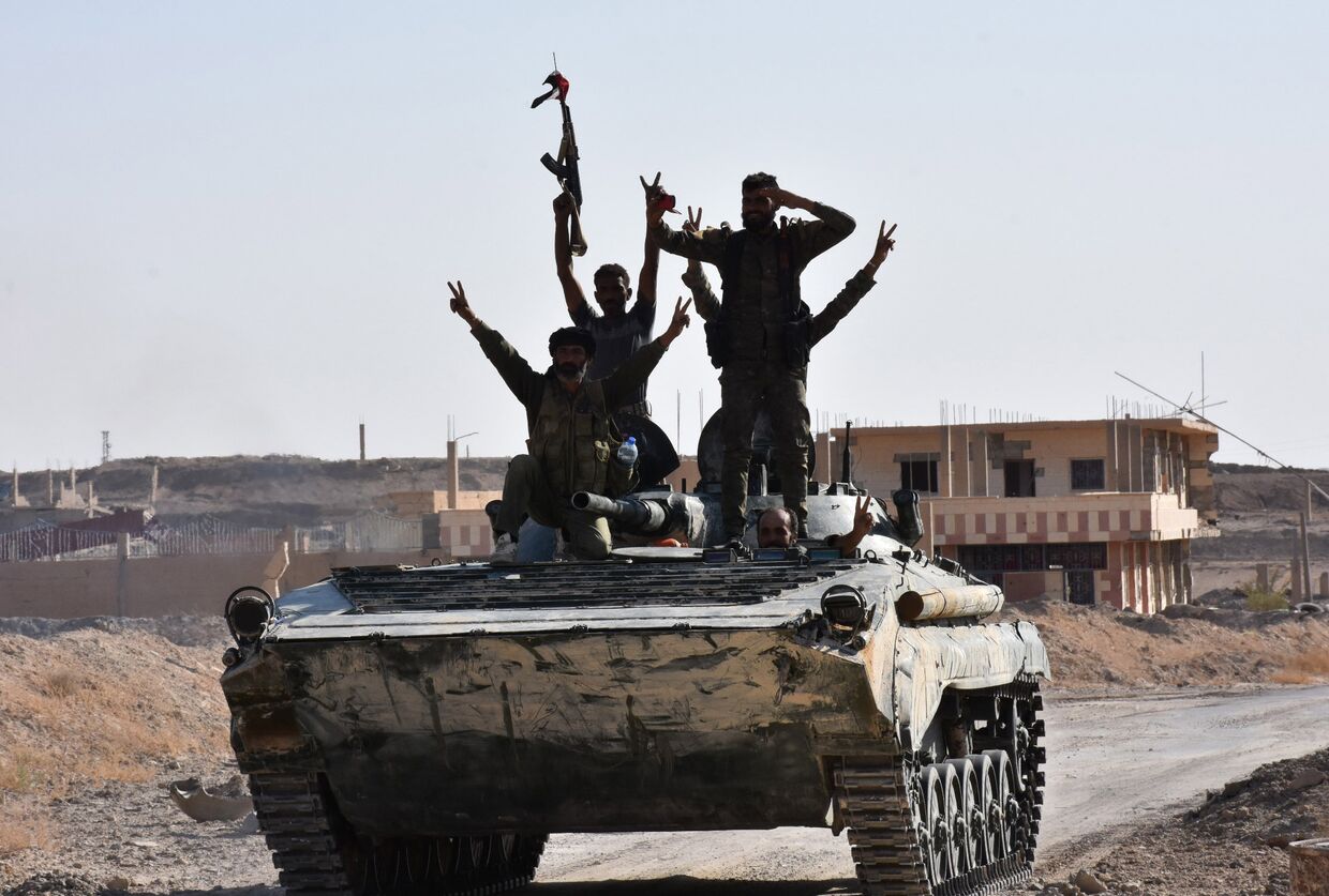 Сирийская армия в Дейр-эз-Зоре
