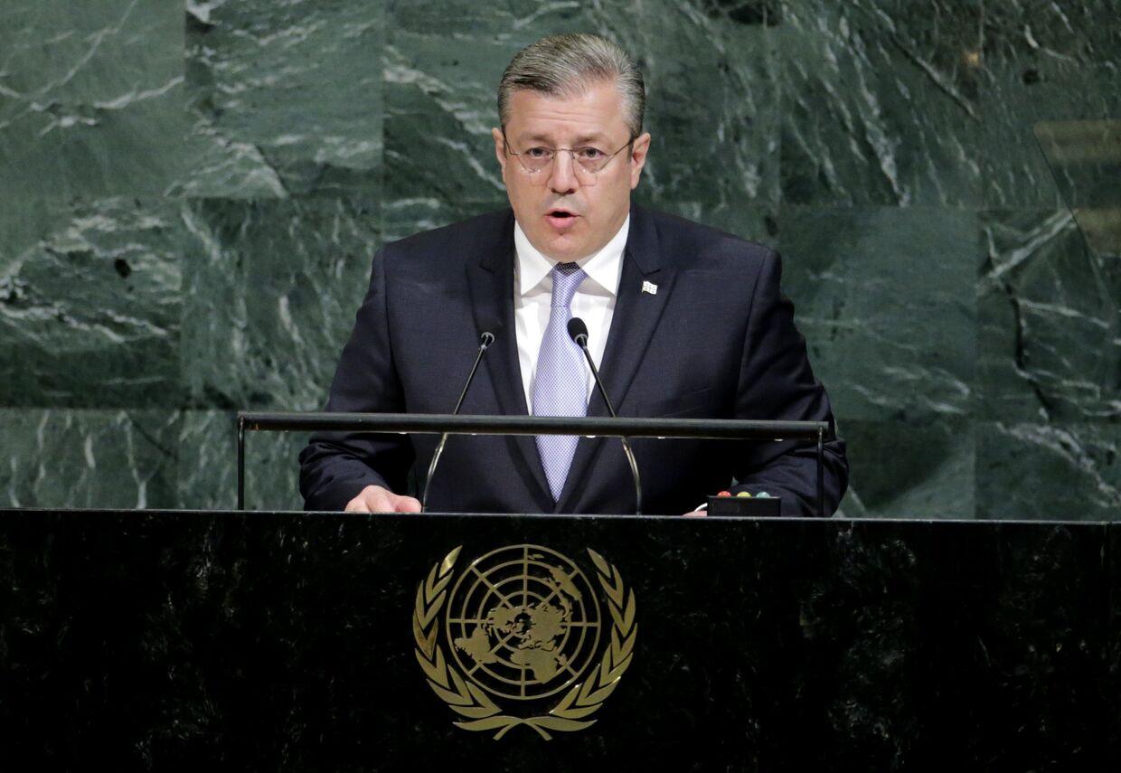 Премьер-министр Грузии Георгий Квирикашвили на 72-й сессии Генеральной Ассамблеи ООН