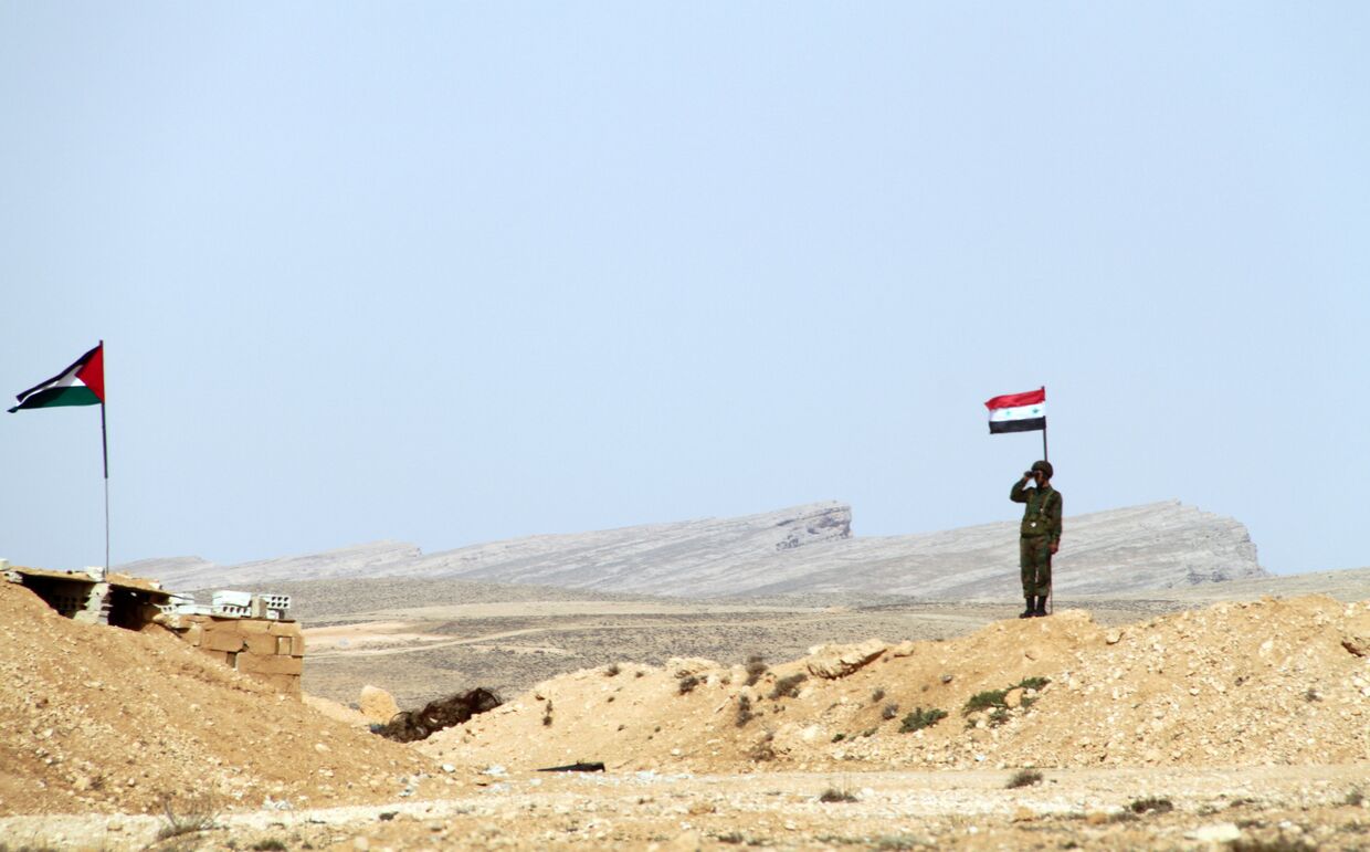 Блокпост на сирийско-ливанской границе в районе Каламун в Сирии. Архивное фото