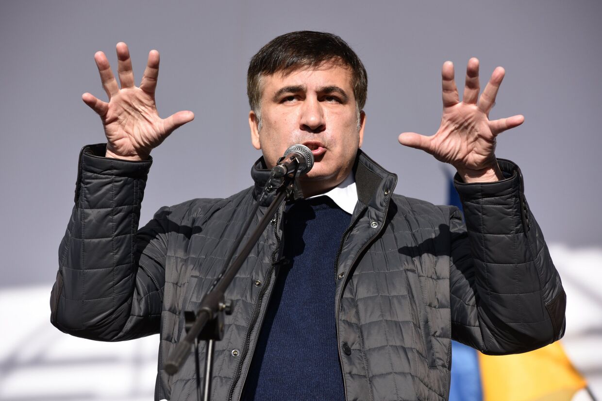 Бывший президент Грузии, экс-губернатор Одесской области Михаил Саакашвили
