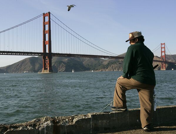 Мост «Золотые Ворота» в Сан-Франциско, США