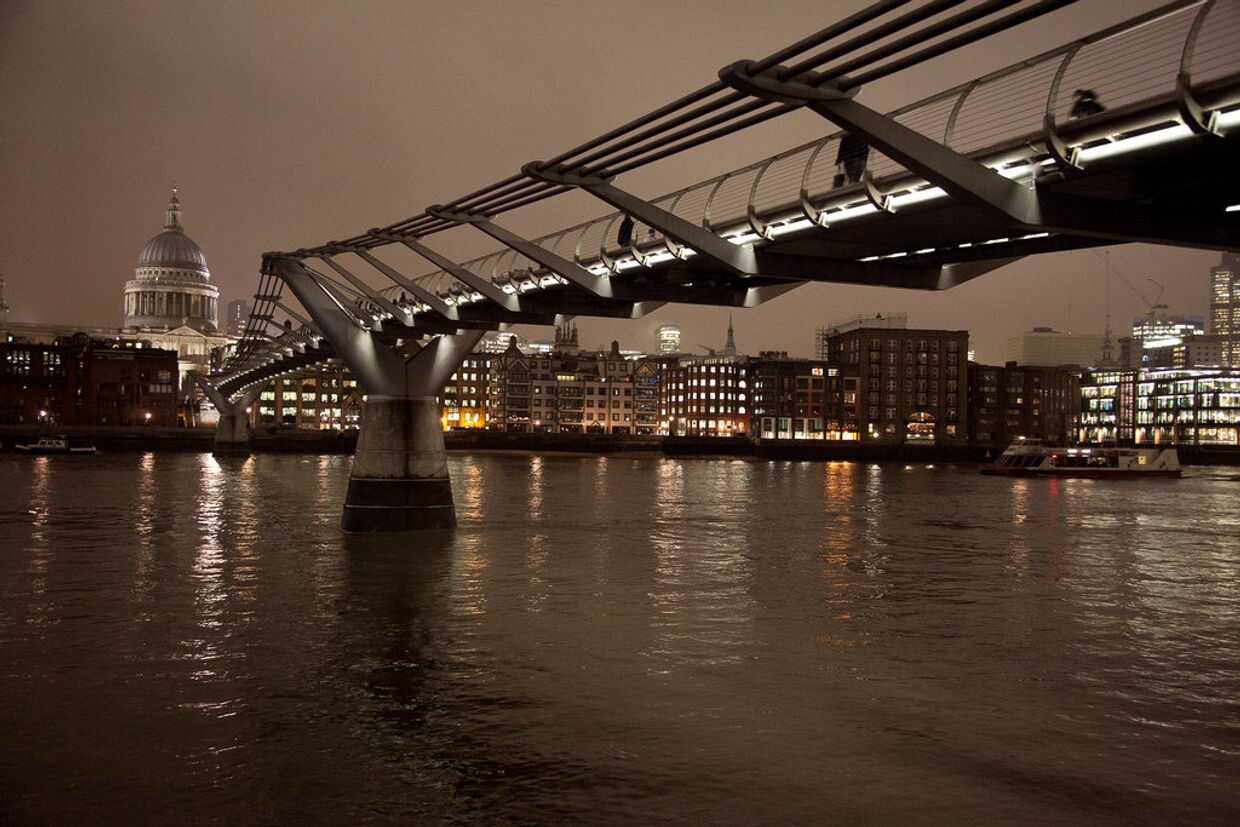 Лондонский пешеходный мост Миллениум