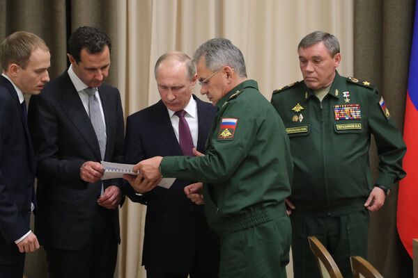 Рабочая встреча президента РФ В. Путина с президентом Сирии Б. Асадом Рабочая встреча президента РФ В. Путина с президентом Сирии Б. Асадом