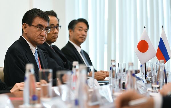 Министр иностранных дел Японии Таро Коно