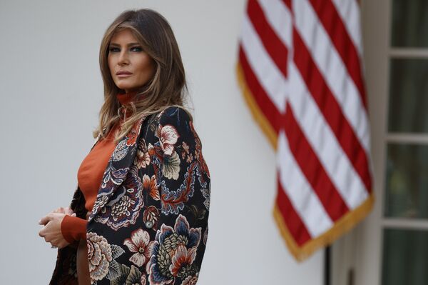 Жена президента США Меланья Трамп Жена президента США Меланья Трамп