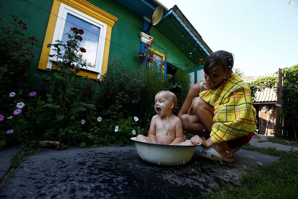 Жители Белорусской деревни Погост