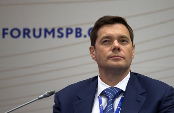 Председатель совета директоров ПАО Северсталь Алексей Мордашов участвует в деловом круглом столе Россия - Германия: повышение конкурентоспособности россиийской и германской экономик. ПМЭФ