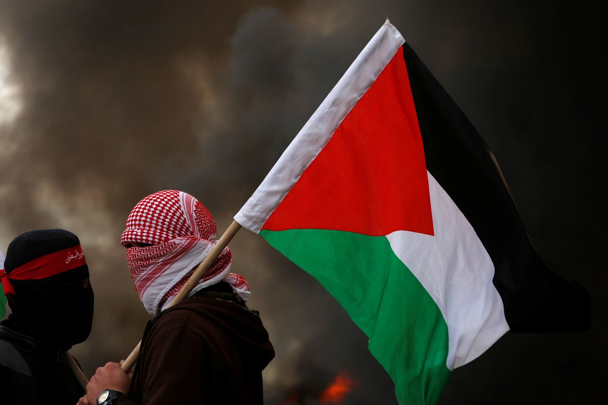 Акция протеста в Секторе Газа
