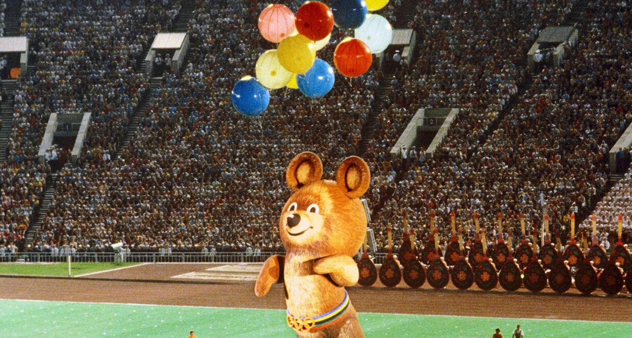 Торжественное закрытие XXII летних Олимпийских игр. 1980 год