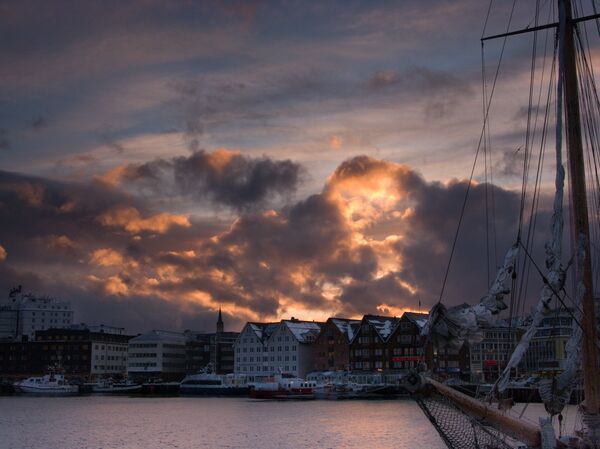 Город Тромсё, Северная Норвегия Город Тромсё, Северная Норвегия