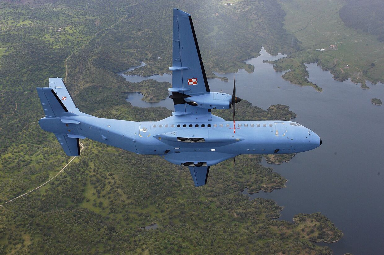 Самолет ВВС Польши C-295M производства EADS CASA