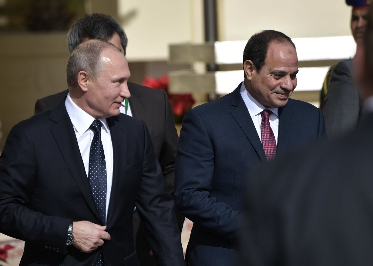 Рабочий визит президента РФ В. Путина в Египет