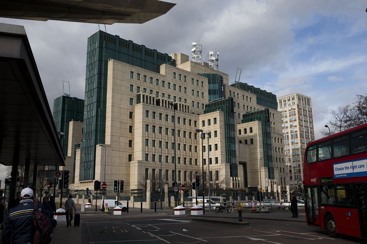 Штаб-квартира внешней разведки Великобритании MI6 в Лондоне.