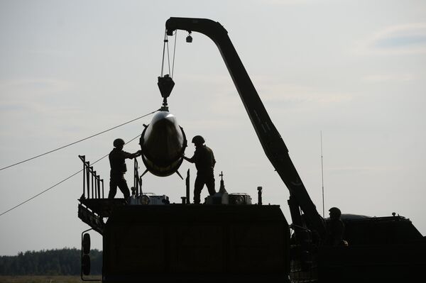 Развёртывание оперативно-тактического ракетного комплекса Искандер-М 