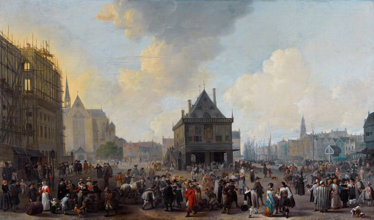Амстердам в середине XVII века