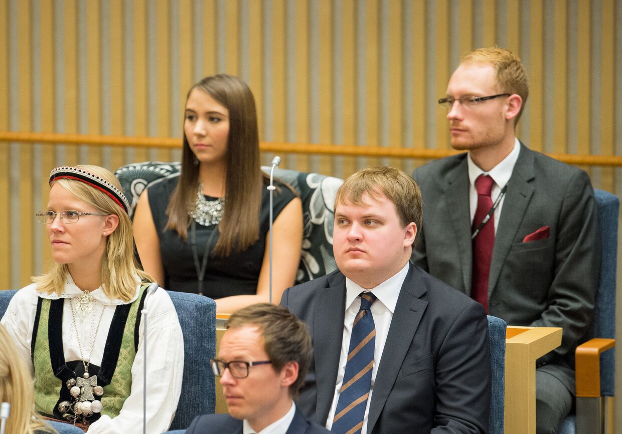 Шведский политик Павел Гамов (справа)