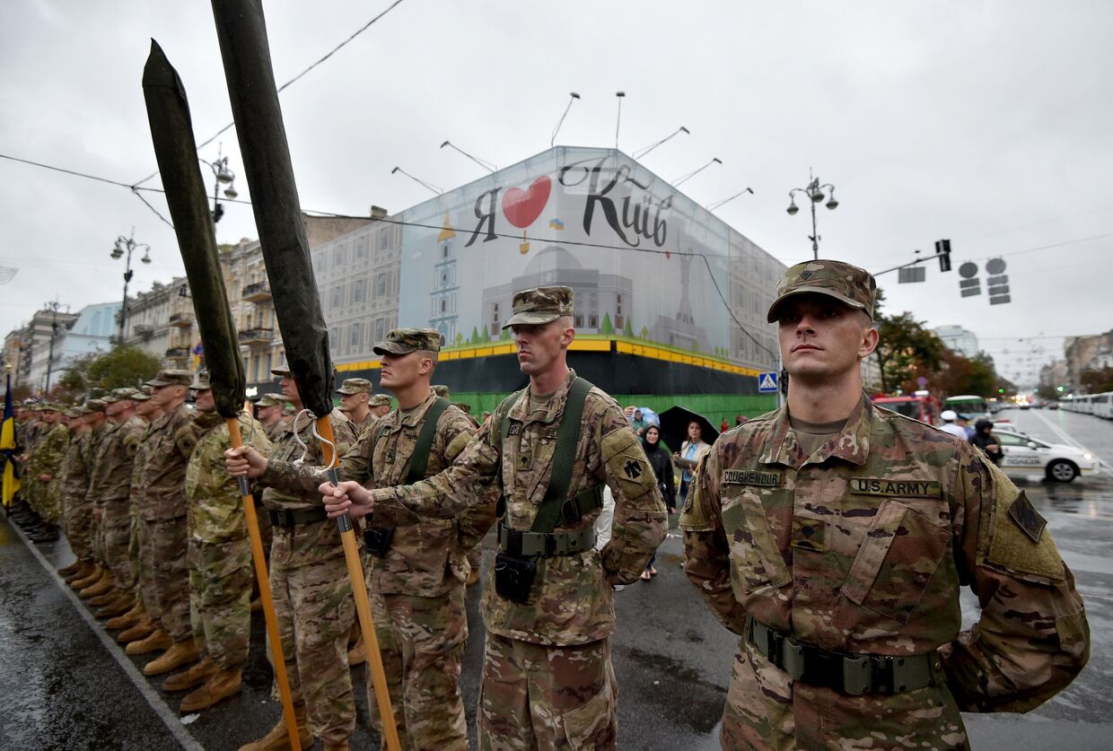 Американские военные в Киеве