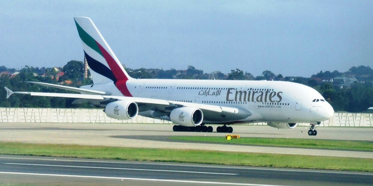 Самолет авиакомпании Emirates Airlines