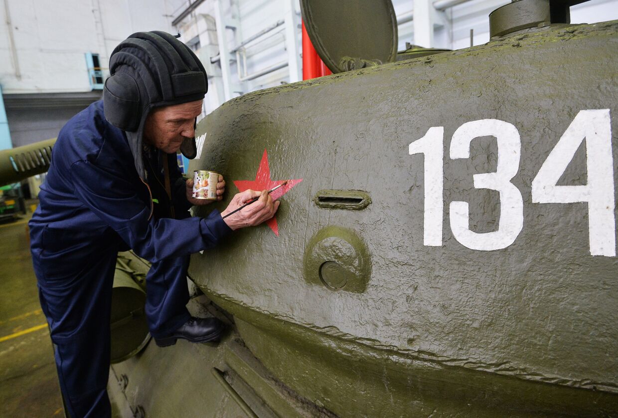 Танк Т-34 на Челябинском тракторном заводе