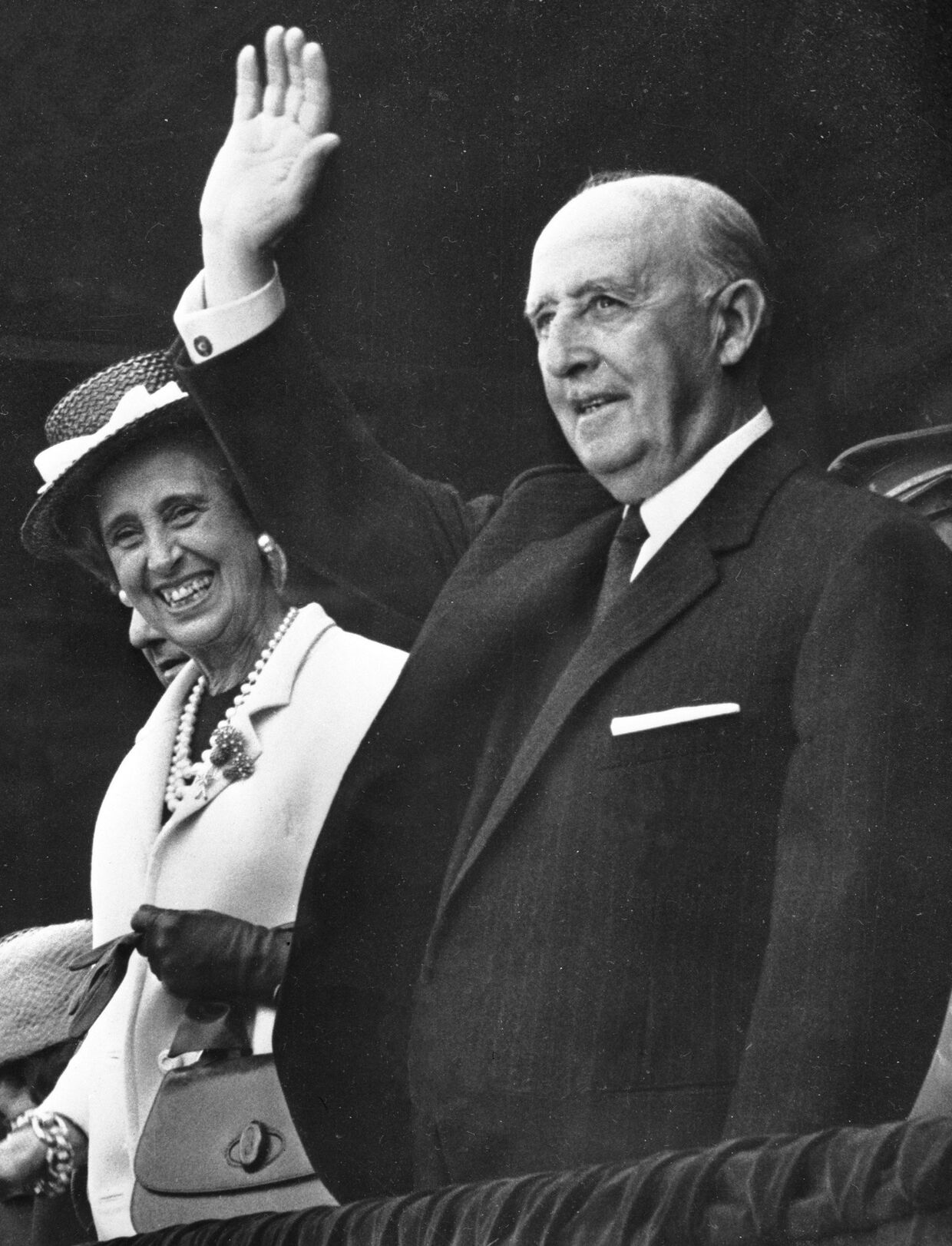 Кармен Поло с супругом Франсиско Франко