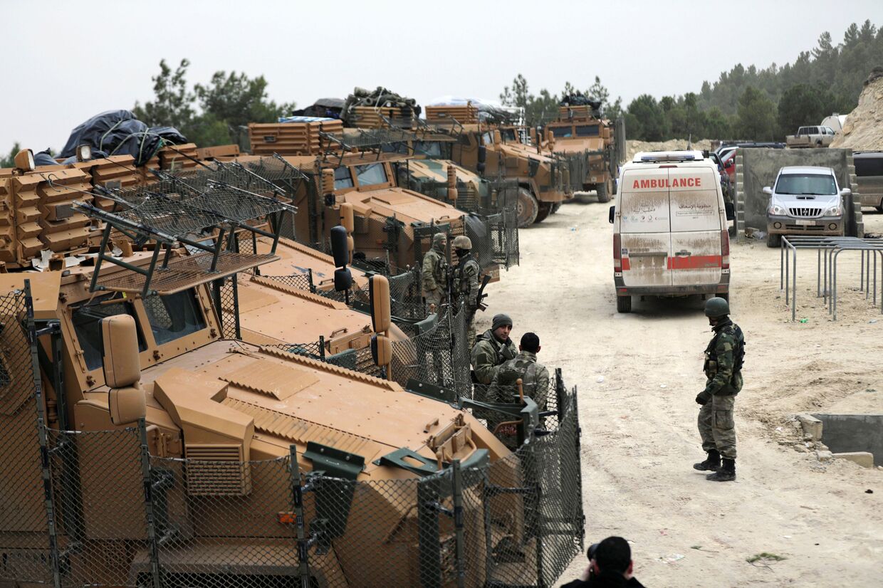 Турецкие военные в Африне