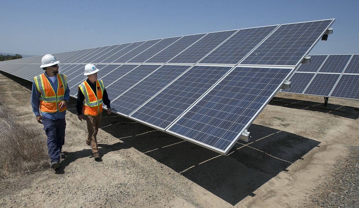 Солнечная электростанция в Вакавилле, Калифорния, США