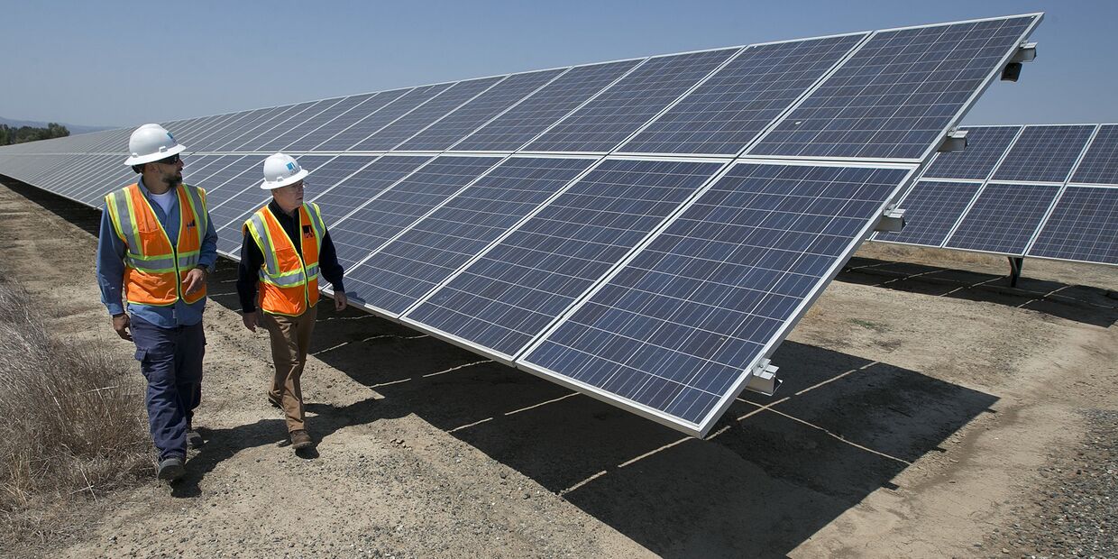 Солнечная электростанция в Вакавилле, Калифорния, США