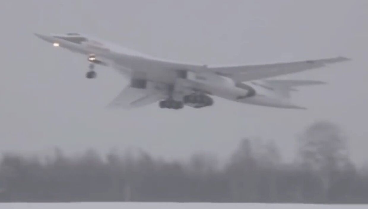 Ту-160. Специальный полет для Путина